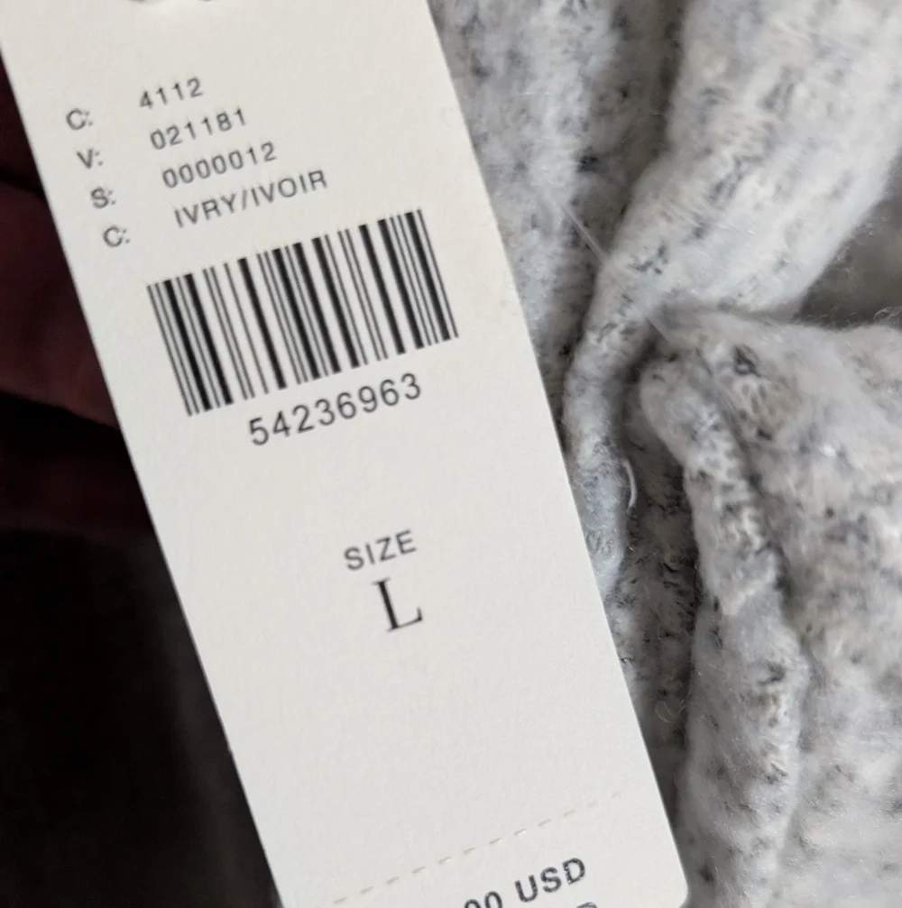 Anthropologie Maeve Soft Gray Open-Front Cardigan, Bell Sleeves, Large - Picture 4 of 4